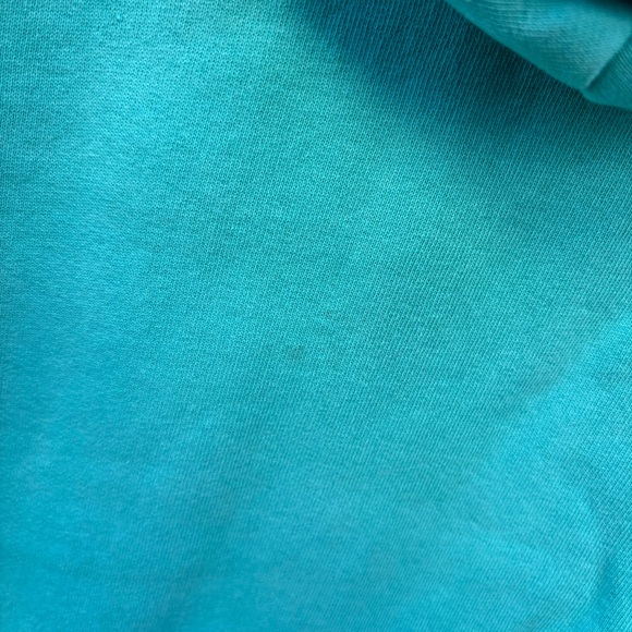 Vintage Polo Ralph Lauren Zip Hoodie Light Blue Mens Size Small Heavyweight - Picture 9 of 15